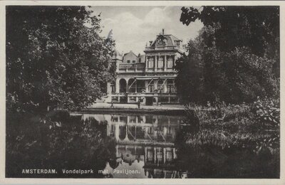 AMSTERDAM - Vondelpark met Paviljoen