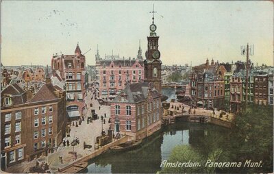 AMSTERDAM - Panorama Munt