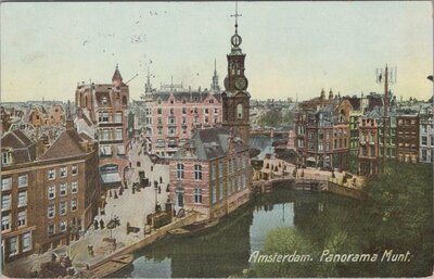 AMSTERDAM - Panorama Munt