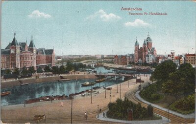 AMSTERDAM - Panorama Pr. Hendrikkade