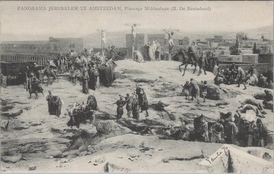 AMSTERDAM - Panorama Jerusalem te Amsterdam, Plantage Middenlaan (II. De Kruisdood)