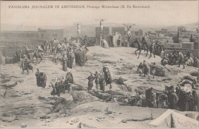 AMSTERDAM - Panorama Jerusalem te Amsterdam, Plantage Middenlaan (II. De Kruisdood)