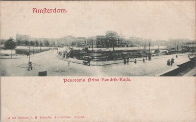AMSTERDAM - Panorama Prins Hendrik-Kade