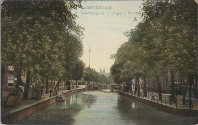 AMSTERDAM - O. Z. Voorburgwal - Ingang Stadhuis