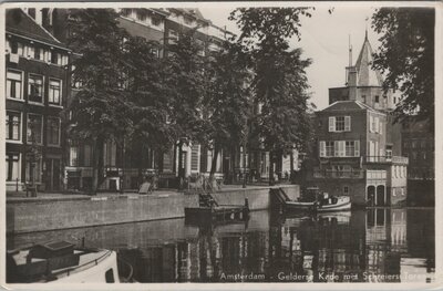 AMSTERDAM - Geldersche Kade met Schreierstoren