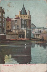AMSTERDAM - Geldersche Kade met Schreijerstoren