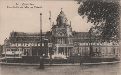 AMSTERDAM - Frederiksplein met Paleis voor Volksvlijt