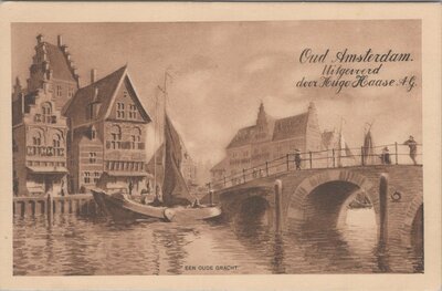 AMSTERDAM - Een oude gracht