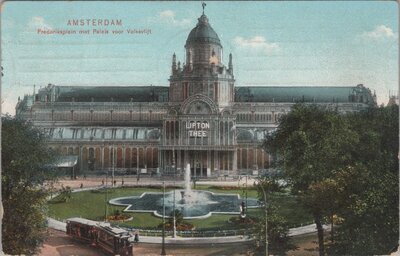 AMSTERDAM - Frederiksplein met Paleis voor Volksvlijt