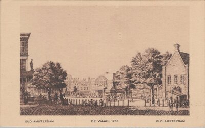 AMSTERDAM - De Waag, 1755
