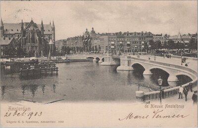 AMSTERDAM - De Nieuwe Amstelbrug