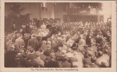 AMSTERDAM - De Nederlandsche Sectie-vergadering