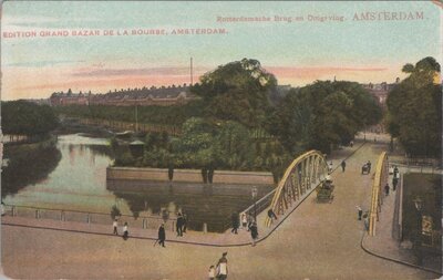 AMSTERDAM - Rotterdamsche Brug en Omgeving