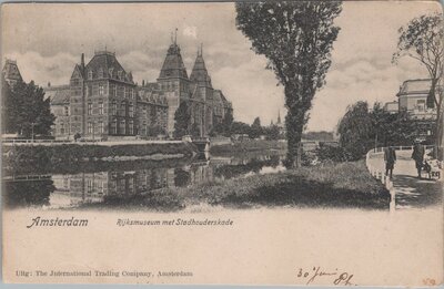 AMSTERDAM - Rijksmuseum met Stadhouderskade