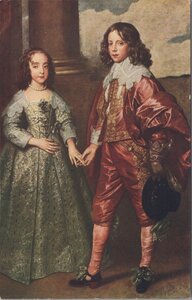 AMSTERDAM - Rijksmuseum Anthonie van Dijck Prins Willem II van Oranje en zijn gemalin Prinses Maria Stuart