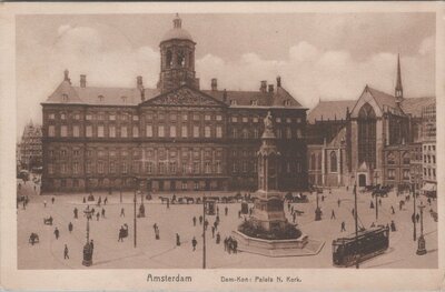 AMSTERDAM - Dam-Kon: Paleis N. Kerk