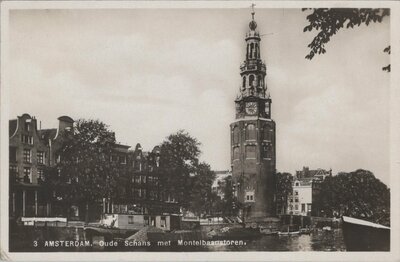 AMSTERDAM - Oude Schans met Montelbaanstoren