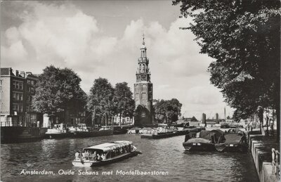 AMSTERDAM - Oude Schans met Montelbaanstoren