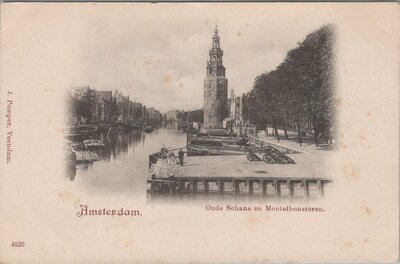 AMSTERDAM - Oude Schans en Montelbanstoren