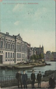 AMSTERDAM - Oude Turfmarkt met Ned. Bank