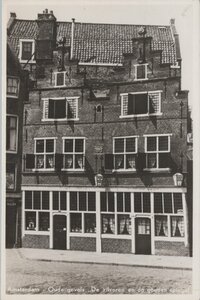 AMSTERDAM - Oude gevels De zilveren en gouden spiegel