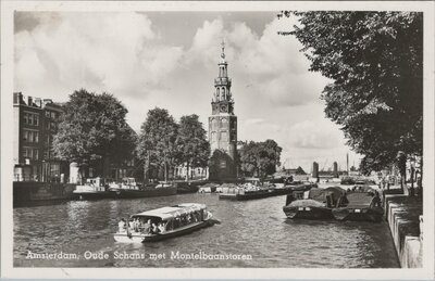 AMSTERDAM - Oude Schans met Montelbaanstoren