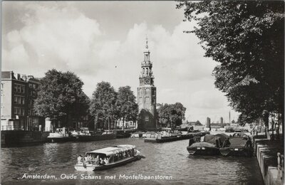 AMSTERDAM - Oude Schans met Montelbaanstoren