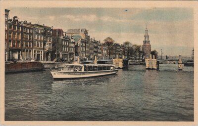AMSTERDAM - Oude Schans met Montelbaanstoren