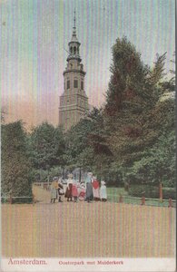 AMSTERDAM - Oosterpark met Muiderkerk