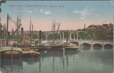AMSTERDAM - Binnen-Amstel met Magere Brug