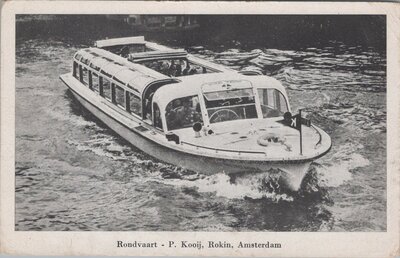 AMSTERDAM - Rondvaart - P. Kooij, Rokin