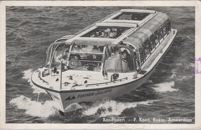 AMSTERDAM - Rondvaart - P. Kooij, Rokin