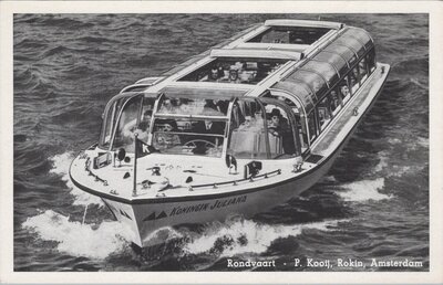 AMSTERDAM - Rondvaart - P. Kooij, Rokin