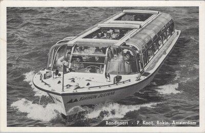 AMSTERDAM - Rondvaart - P. Kooij, Rokin