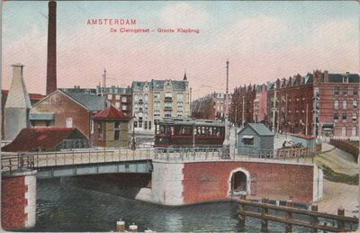AMSTERDAM - De Clercqstraat - Groote Klapbrug