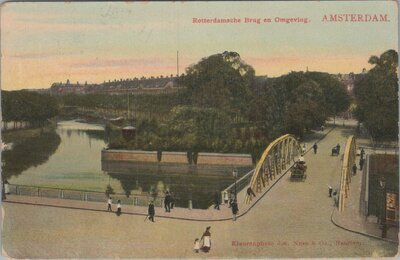 AMSTERDAM - Rotterdamsche Brug en Omgeving