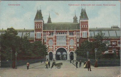 AMSTERDAM - Rijksmuseum Achterzijde met nieuwe Rembrandtzaal