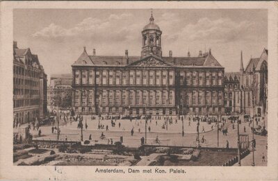 AMSTERDAM - Dam met Kon. Paleis