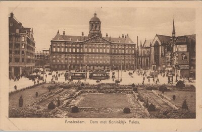 AMSTERDAM - Dam met Koninklijk Paleis