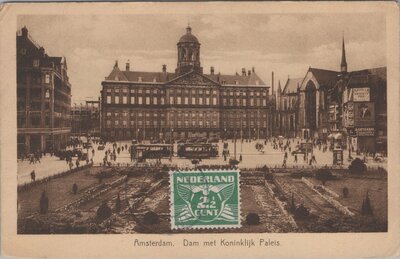 AMSTERDAM - Dam met Koninklijk Paleis