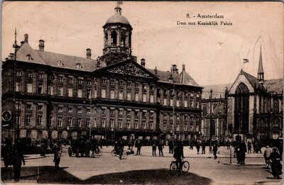 AMSTERDAM - Dam met Koninklijk Paleis