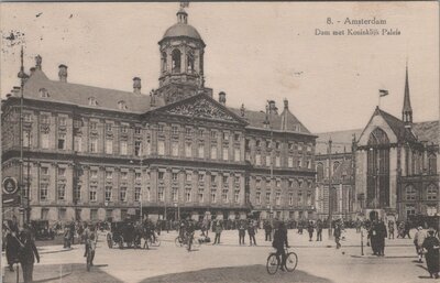 AMSTERDAM - Dam met Koninklijk Paleis