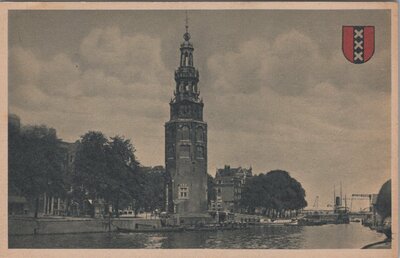 AMSTERDAM - Oude Schans met Montelbaanstoren