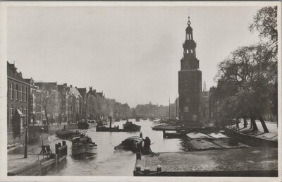 AMSTERDAM - Oude Schans met Montelbaanstoren