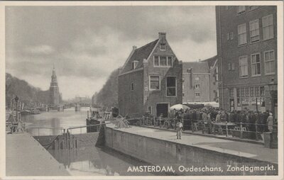 AMSTERDAM - Oudeschans, Zondagmarkt