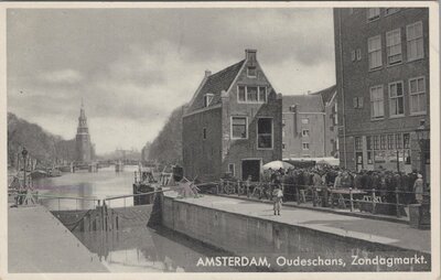 AMSTERDAM - Oudeschans, Zondagmarkt