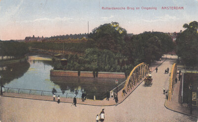 AMSTERDAM - Rotterdamsche Brug en Omgeving