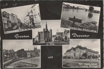 DEVENTER - Meerluik Groeten uit Deventer