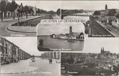 DEVENTER - Meerluik Groeten uit Deventer