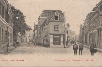 DEVENTER - Nieuwstraat en Leusensteeg